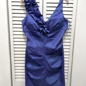 Blue/ purple dress party or holiday dress. Worn only once